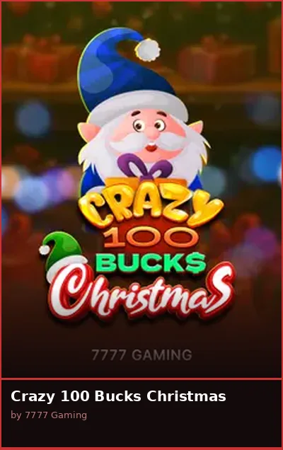Crazy 100 Bucks Christmas