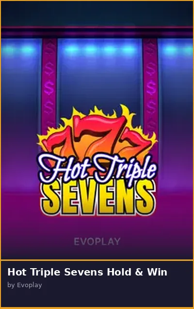 Hot Triple Sevens Hold   Win