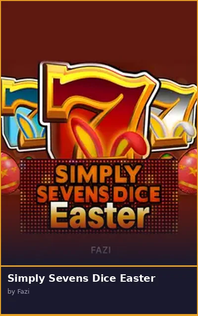 Simply Sevens Dice Easter