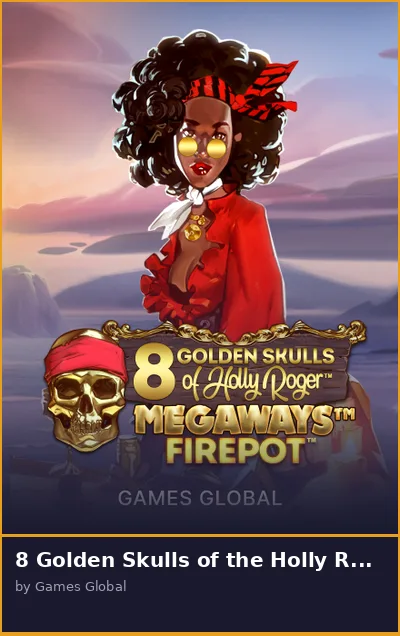 8 Golden Skulls of the Holly Roger