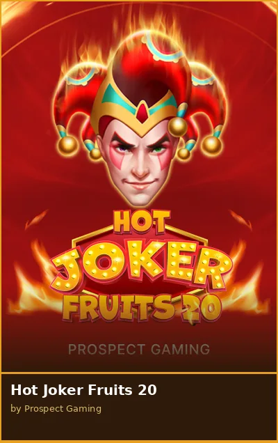 Hot Joker Fruits 20
