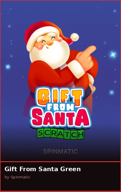 Gift From Santa Green