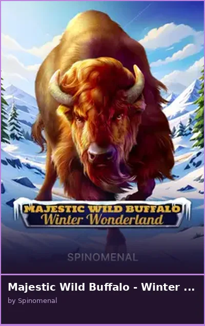 Majestic Wild Buffalo - Winter Wonderland