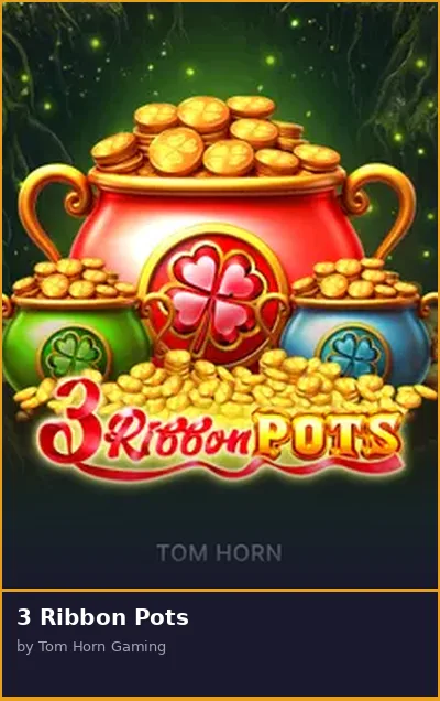 3 Ribbon Pots
