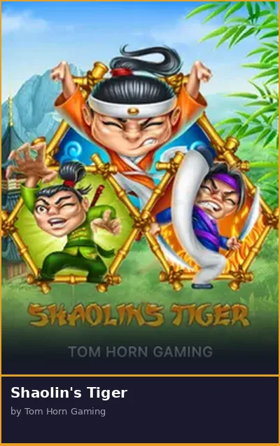 Shaolin s Tiger