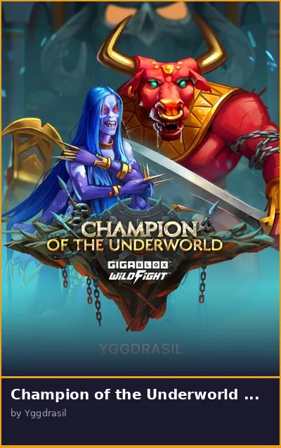 Champion of the Underworld Gigablox Wild Fight