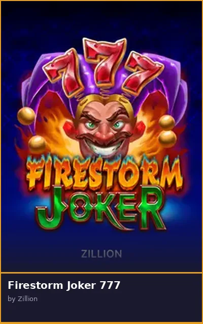 Firestorm Joker 777